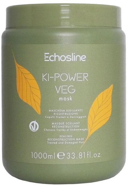 Maska do włosów Echosline Ki-Power Veg intensywnie odbudowująca 1000 ml (8008277245270) - obraz 1