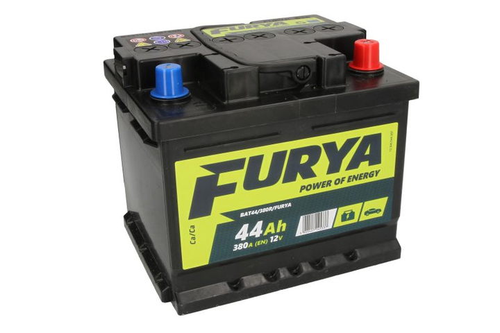 Аккумулятор FURYA 12В 44Ач/380A (P+ ) 207x175x175(BAT44380RFURYA) пр-во FURYA - изображение 1