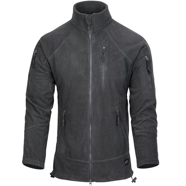 Куртка мужская Helikon-Tex Флисовая демисезонная повседневная M-T из 100% полиэстера сетчатой подкладкой стойка - воротник эластичные манжеты нагрудный карман с люверсом 3XL Серый - изображение 1
