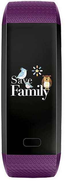 Smartband SaveFamily Kids Band Fioletowy SF-KBM (8425402547298) - obraz 2