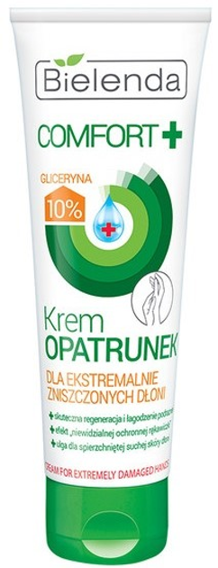 Krem opatrunek Bielenda Comfort + dla ekstremalnie zniszczonych dłoni 75 ml (5902169019693) - obraz 1