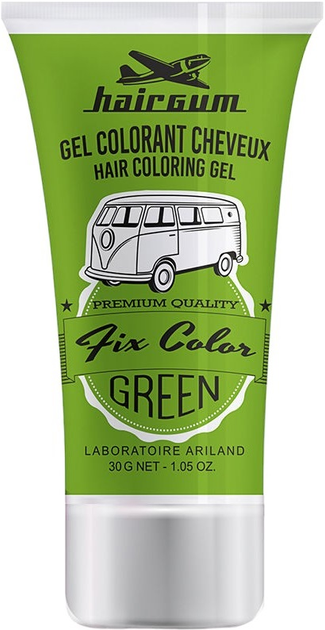 Farba kremowa bez utleniacza do włosów Hairgum Fix Color Gel Colorant Green 30 g (3426354085406) - obraz 1