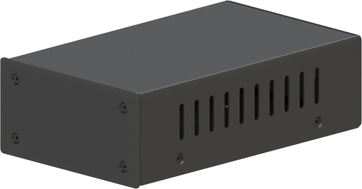 Корпус металевий MiBox MB-50 (Ш90 Г150 В45) чорний - Фото 1 Корпус металевий MiBox MB-50 (Ш90 Г150 В45) чорний - зображення 1