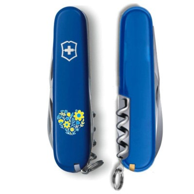 Ніж Victorinox Spartan Ukraine 91 мм Квіткове серце (1.3603.2_T1246u) - изображение 2