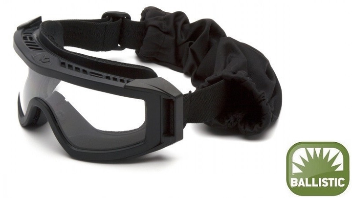 Тактичні окуляри Venture Gear Tactical Loadout H2MAX Anti-Fog із ущільнювачем Black - зображення 1