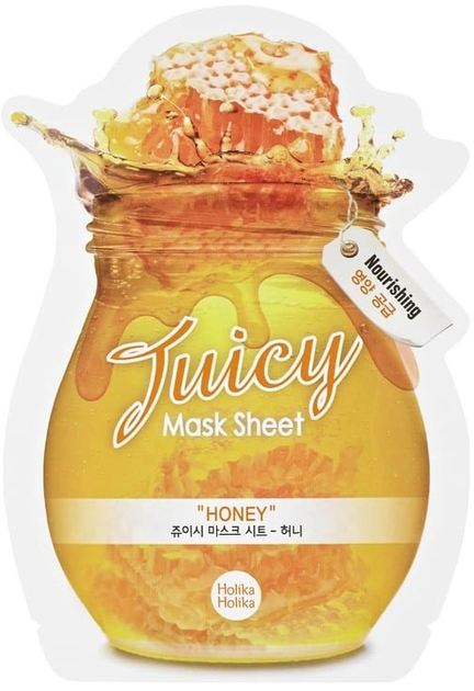 Маска для обличчя Holika Holika Honey Juicy Mask Sheet 20 мл (8806334352967) - зображення 1