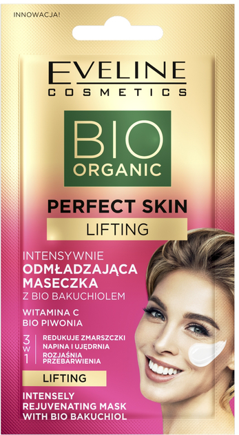 Maseczka do twarzy Eveline Bio Organic Perfect Skin 8 ml (5903416028406) - obraz 1