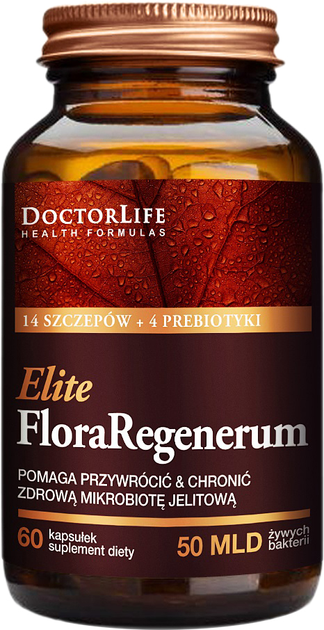 Харчова добавка Doctor Life Flora Regenerum Elite 60 капсул (5903317644712) - зображення 1