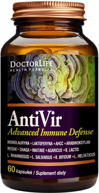 Suplement diety Doctor Life AntiVir na wirusy i infekcje 60 kapsułek (5903317644729) - obraz 1