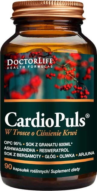 Suplement diety Doctor Life CardioPuls 90 kapsułek (5903317644354) - obraz 1