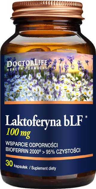 Suplement diety Doctor Life Laktoferyna bLF 100 mg 30 kapsułek (5903317644224) - obraz 1