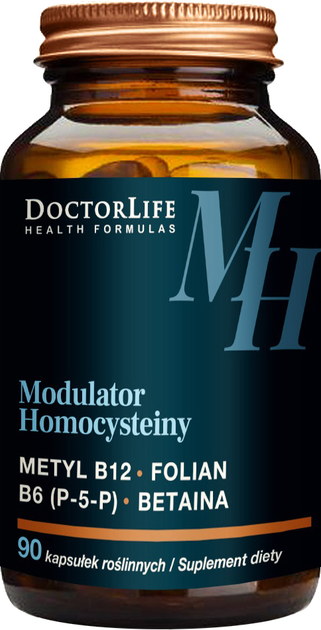 Suplement diety Doctor Life Homocysteine Modulator 90 kapsułek (5903317644491) - obraz 1