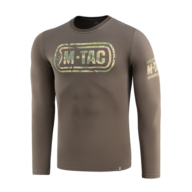 M-Tac футболка Logo довгий рукав Dark Olive XL - зображення 1