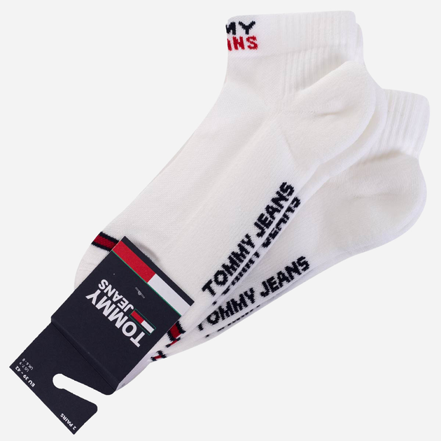 Skarpety męskie bawełniane Tommy Hilfiger 701218956001 43-46 Białe (8720245292764) - obraz 5