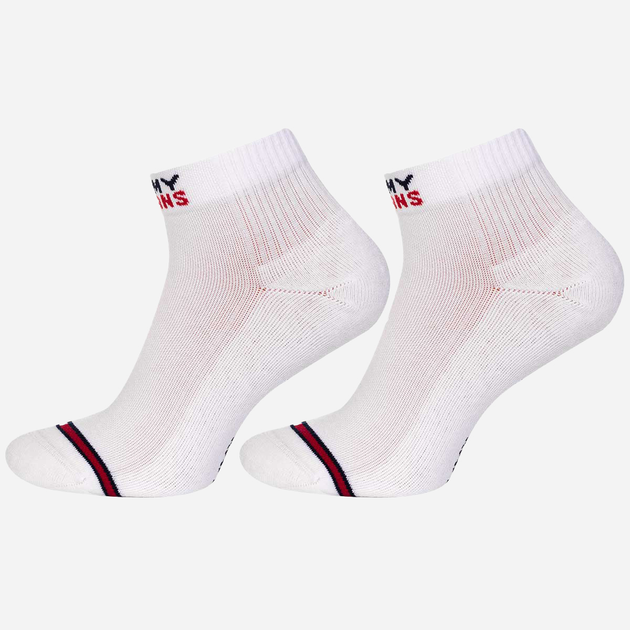 Skarpety męskie bawełniane Tommy Hilfiger 701218956001 43-46 Białe (8720245292764) - obraz 7