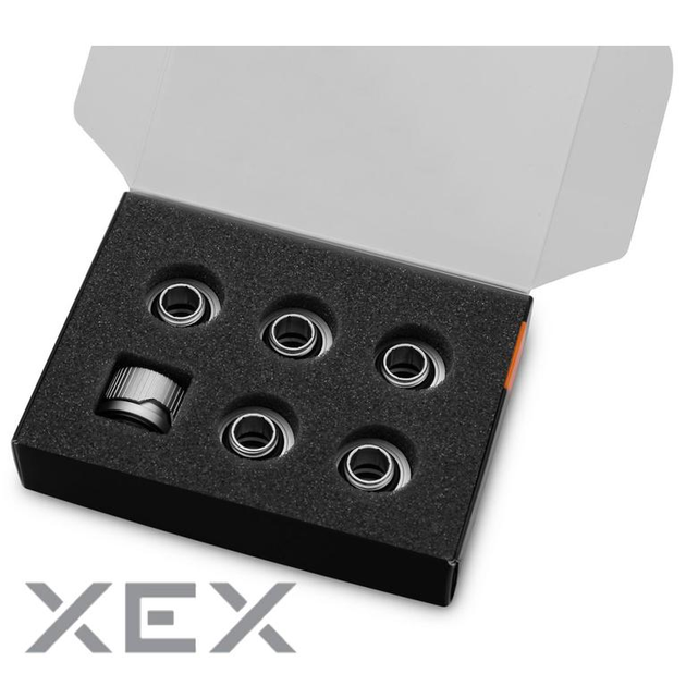 Фитинг для СЖО Ekwb EKWB EK-Quantum Torque 6-Pack HDC 14 - Satin Titanium (3831109824573) - изображение 2