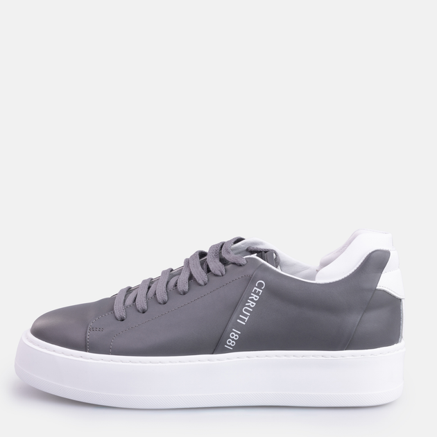 Sneakersy męskie skórzane na platformie Cerruti 1881 CSSU01094M 42 Szare (8052579068921) - obraz 3