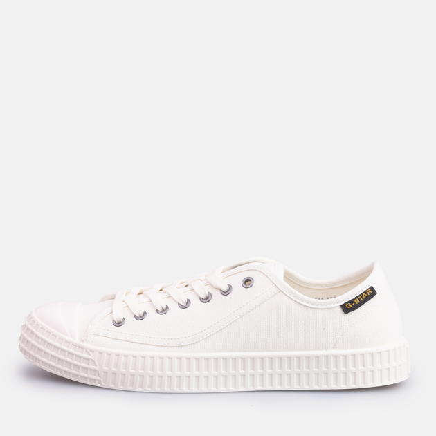 Trampki męskie materiałowe do kostki G-Star Raw Rovulc II Tnl 2242-001511 42 Białe (8720656160652) - obraz 3