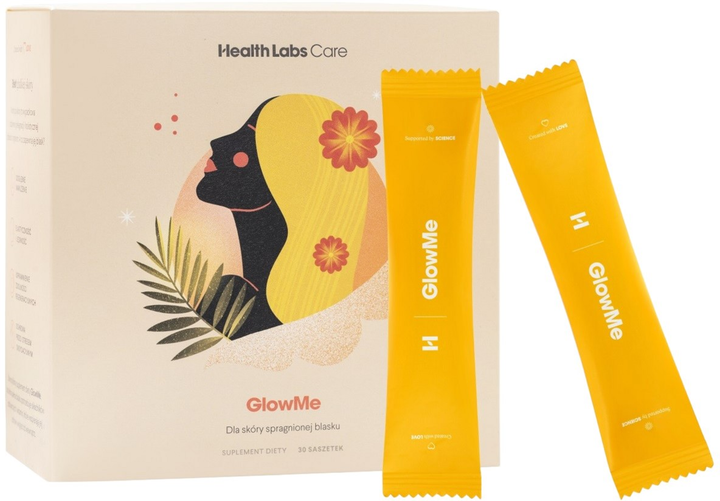 Дієтична добавка Health Labs Care GlowMe ананас та манго 30 пакетиків (5905741039003) - зображення 1