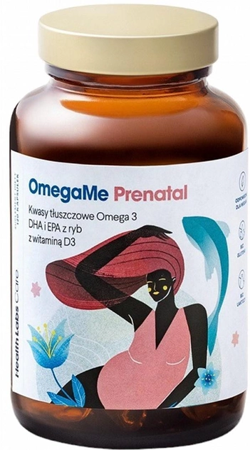 Suplement diety Health Labs Care OmegaMe Prenatal 60 kapsułek (5903957410876) - obraz 1