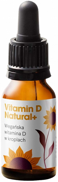 Дієтична добавка Health Labs Care Вітамін D Natural+ краплі 9.9 мл (5903957410920) - зображення 1