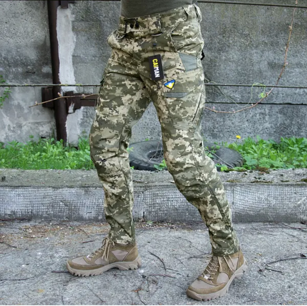 Тактические брюки Caiman Aggressor пиксель Рип-Стоп брюки для военнослужащих 2XL-Long - изображение 1