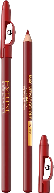 Konturówka do ust Eveline Cosmetics Max Intense Colour 15 Red (5907609339324) - obraz 1