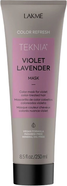 Maska Lakme Teknia Ultra Violet odświeżająca kolor włosów w odcieniach fioletu 250 ml (8429421442824) - obraz 1