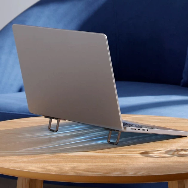 Підставка для ноутбуку Baseus Slim Laptop Kickstand (2шт) (LUZC00001) (Gray) (183217) - Фото 2 Підставка для ноутбуку Baseus Slim Laptop Kickstand (2шт) (LUZC00001) (Gray) (183217) - зображення 2