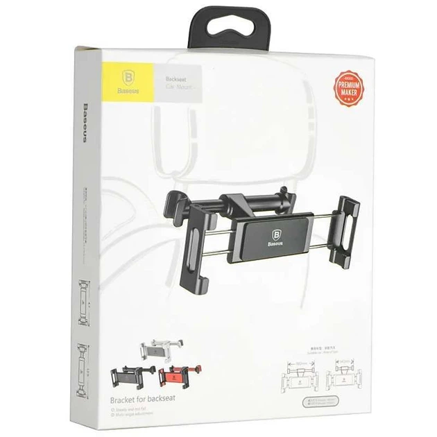 Автодержатель Baseus Backseat Car Mount, на подголовник (SUHZ-0) (Черный) (114828) - изображение 5