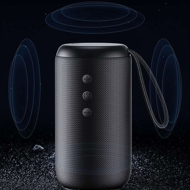 Bluetooth колонка USAMS US-YC011 Waterproof Wireless Speaker with Lanyard (Black) (156042) - Фото 3 Bluetooth колонка USAMS US-YC011 Waterproof Wireless Speaker with Lanyard (Black) (156042) - изображение 3