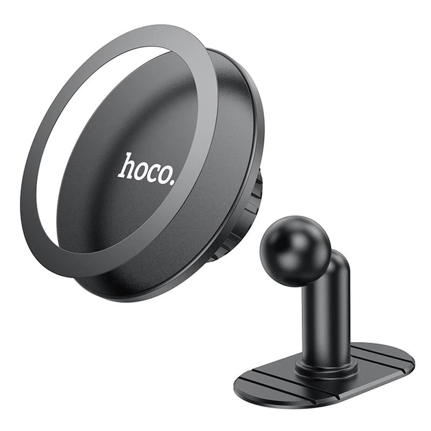 Автодержатель HOCO H13 Fine jade ring (center console) (Black) (166662) - Фото 2 Автодержатель HOCO H13 Fine jade ring (center console) (Black) (166662) - изображение 2