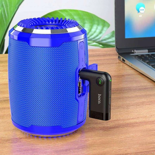 Bluetooth FM-трансмиттер HOCO E53 Dawn Sound, беспроводной (Черный) (159345) - изображение 5