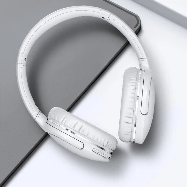 Накладные беспроводные наушники Baseus Encok Wireless headphone D02 Pro (NGTD01030) (White) (176681) - изображение 8