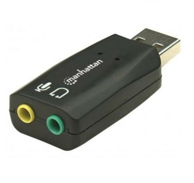Звукова плата Dynamode USB 6(5.1) 3D RTL dark gray (USB-SOUNDCARD2.0 black) - изображение 1