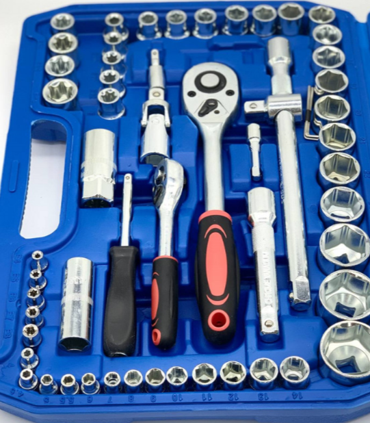 Набір інструментів Grant 1/2" і 1/4" 108 предметів - зображення 3