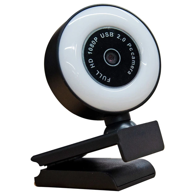 Веб-камера OKey WB230 FHD 1080P, LED підсвітка, USB - зображення 3