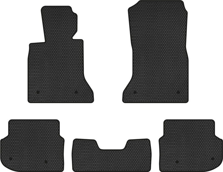 Акція на EVA килимки EVAtech в салон авто BMW 5 Series (F11) Electric seats 2010-2013 6 покоління Combi EU 5 шт Black від Rozetka