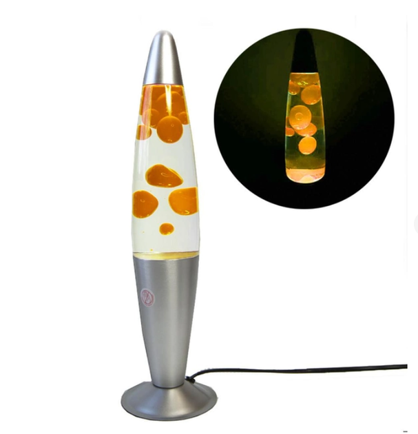 Лава лампа Lava Lamp TOPA 41 см Восковая Желтая – фото, отзывы ...