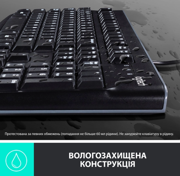 Комплект Logitech MK120 USB UA Black (920-002563) - изображение 6
