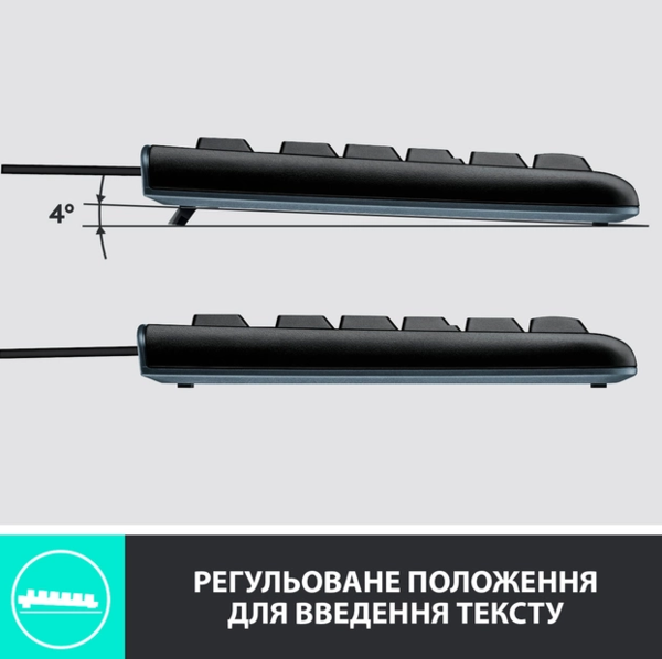 Комплект Logitech MK120 USB UA Black (920-002563) - изображение 7