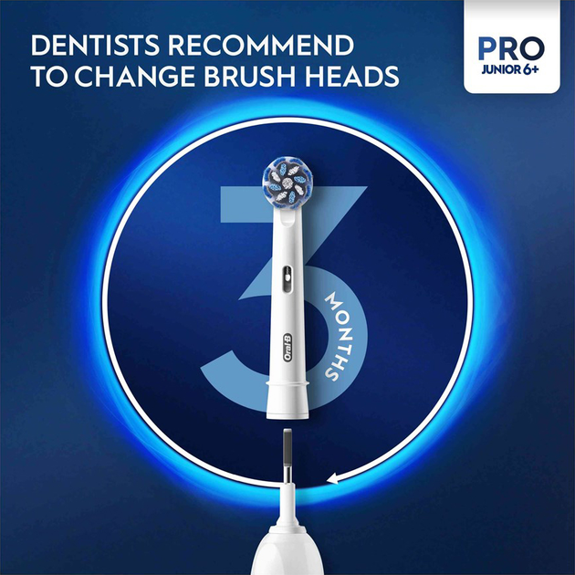 Електрична зубна щітка Oral-B Pro 3 Junior 6+ Frozen (8006540774724) - зображення 4