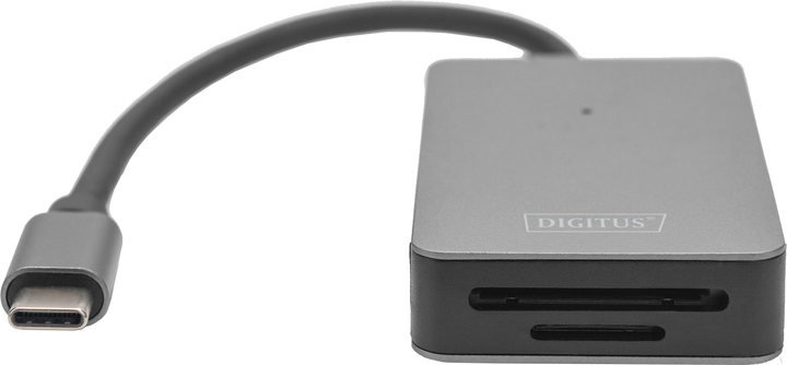 Czytnik kart Digitus USB-C Card Reader 2 Port High Speed (DA-70333) - obraz 2
