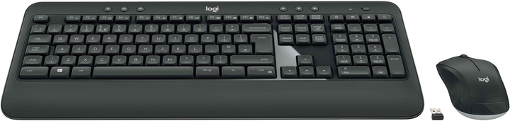 Zestaw bezprzewodowy Logitech MK540 USB 2.4 GHz Czarny (920-008683) - obraz 2