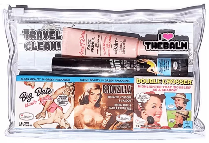 Zestaw The Balm Clean & Green Travel Kit 5 szt (681619819278) - obraz 1