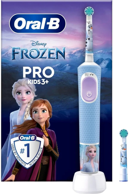 Електрична зубна щітка Oral-B Vitality Pro Kids Frozen HBOX (8006540772645) - зображення 1