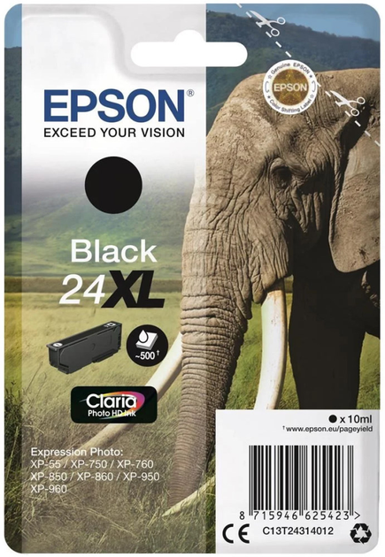 Tusz Epson T2431 24XL Black (C13T24314012) - obraz 1