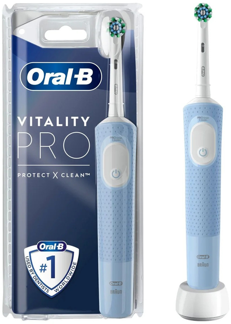 Szczoteczka elektryczna Oral-B Vitality Pro Vapor Blue (4210201446491) - obraz 1