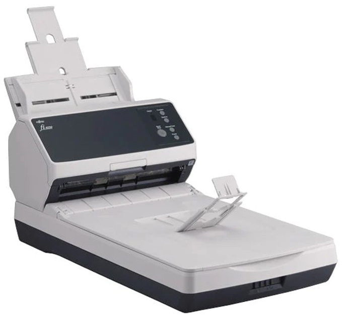 Сканер Fujitsu fi-8250 вбудований планшет White-Gray (PA03810-B601) - зображення 3