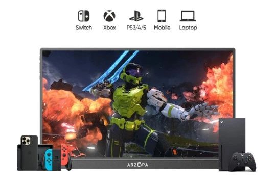 Портативный игровой монитор Arzopa G1 Game (Z1FC) 16,1